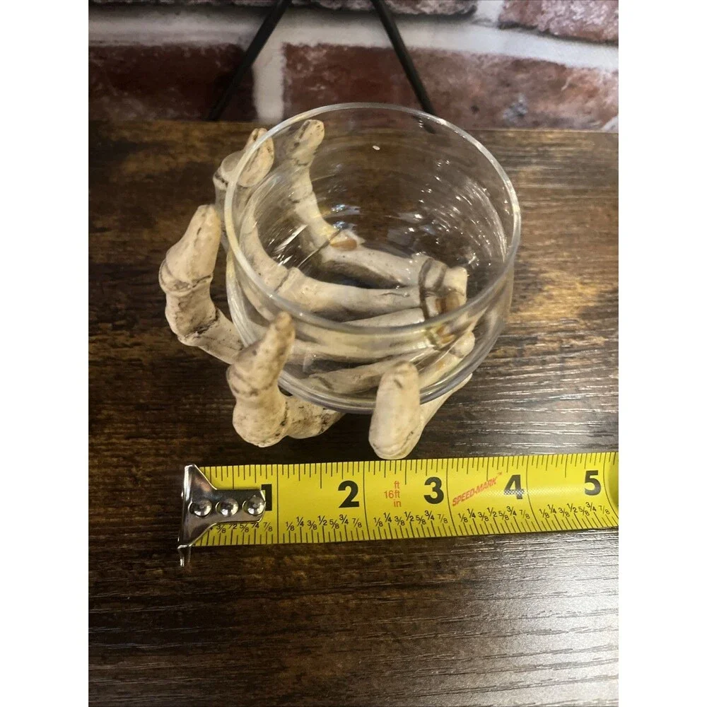 Skeleton Hand Votive -  Candle Holder - Fun World - Halloween Décor